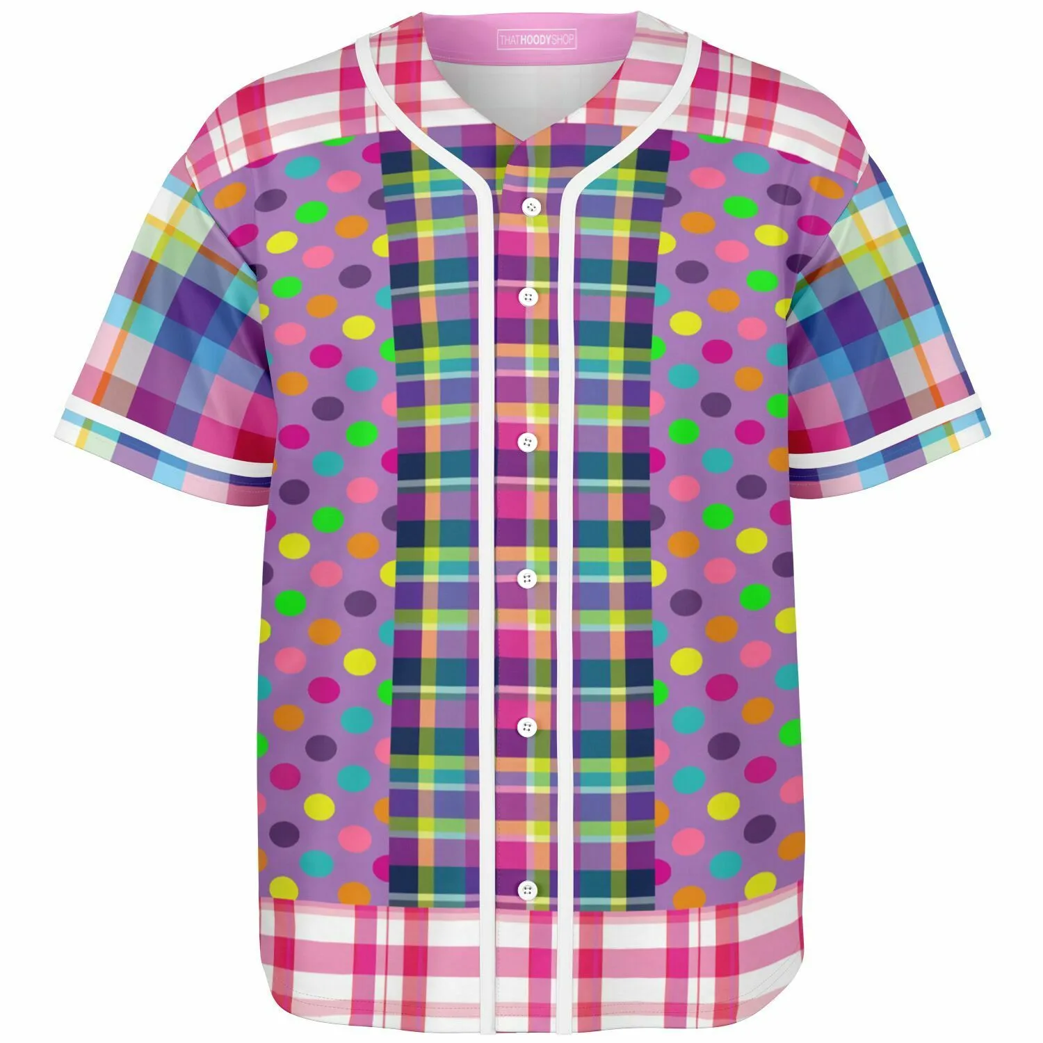 Mercury Retrograde Plaid Button Front Jersey