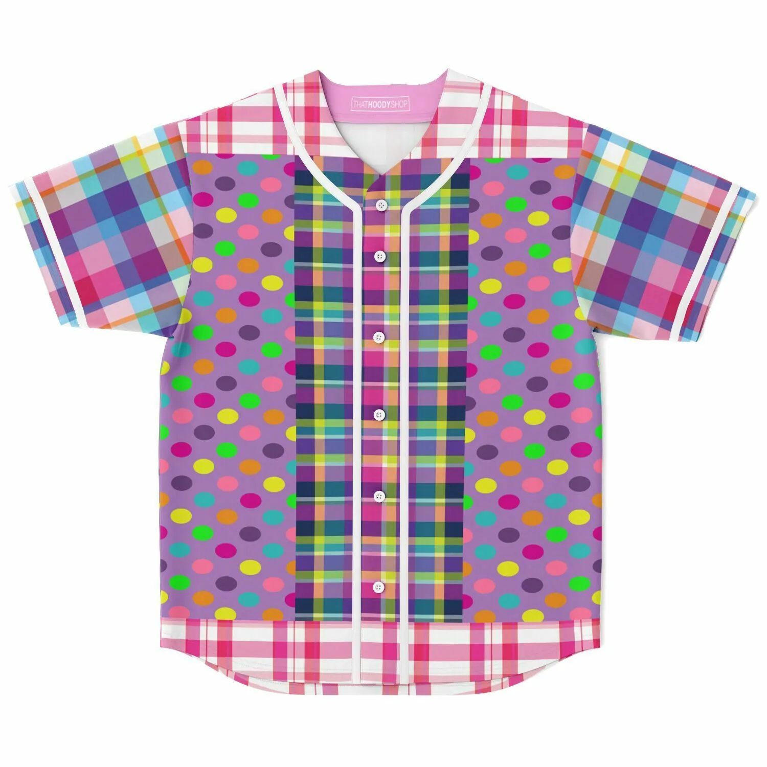 Mercury Retrograde Plaid Button Front Jersey