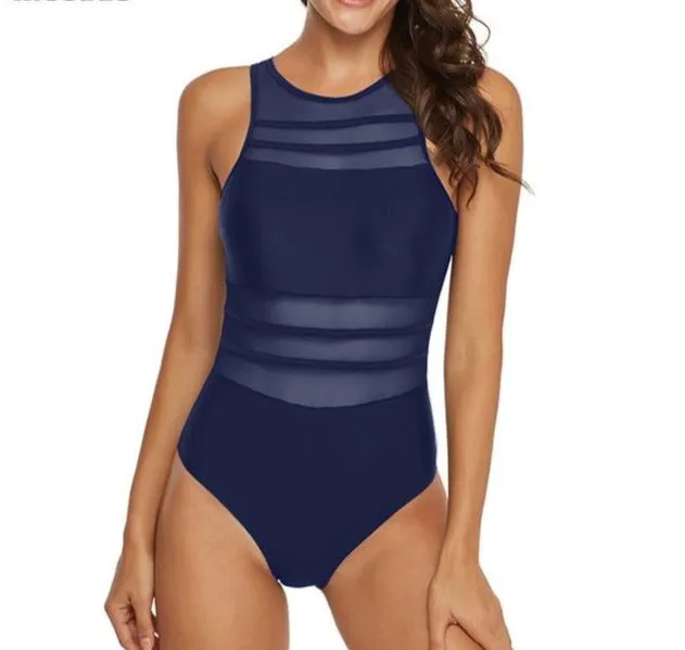 Mesh One Piece Swimsuit