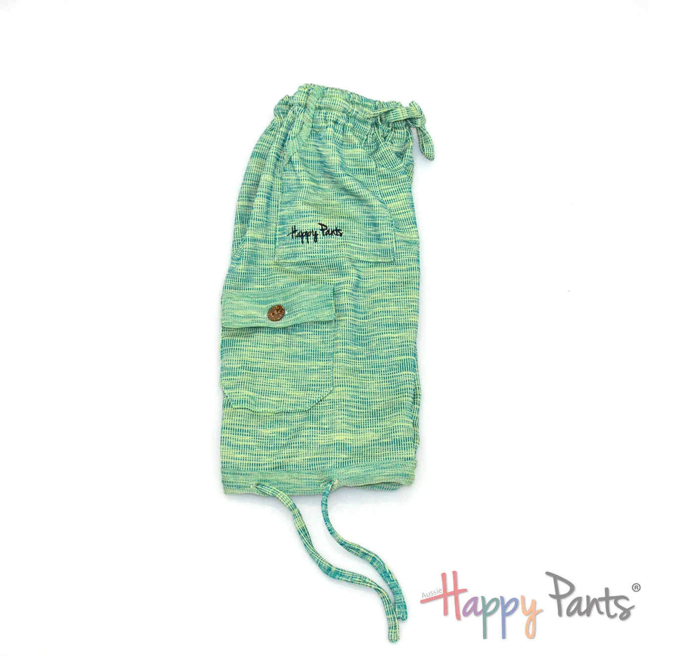 Midori Splash Green Kids Boardshorts 3/4 Shorts