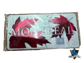 Montreal maple leaves foil magnet.