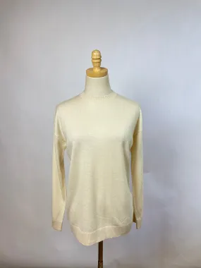 Moschino Cream Wool Sweater (S)