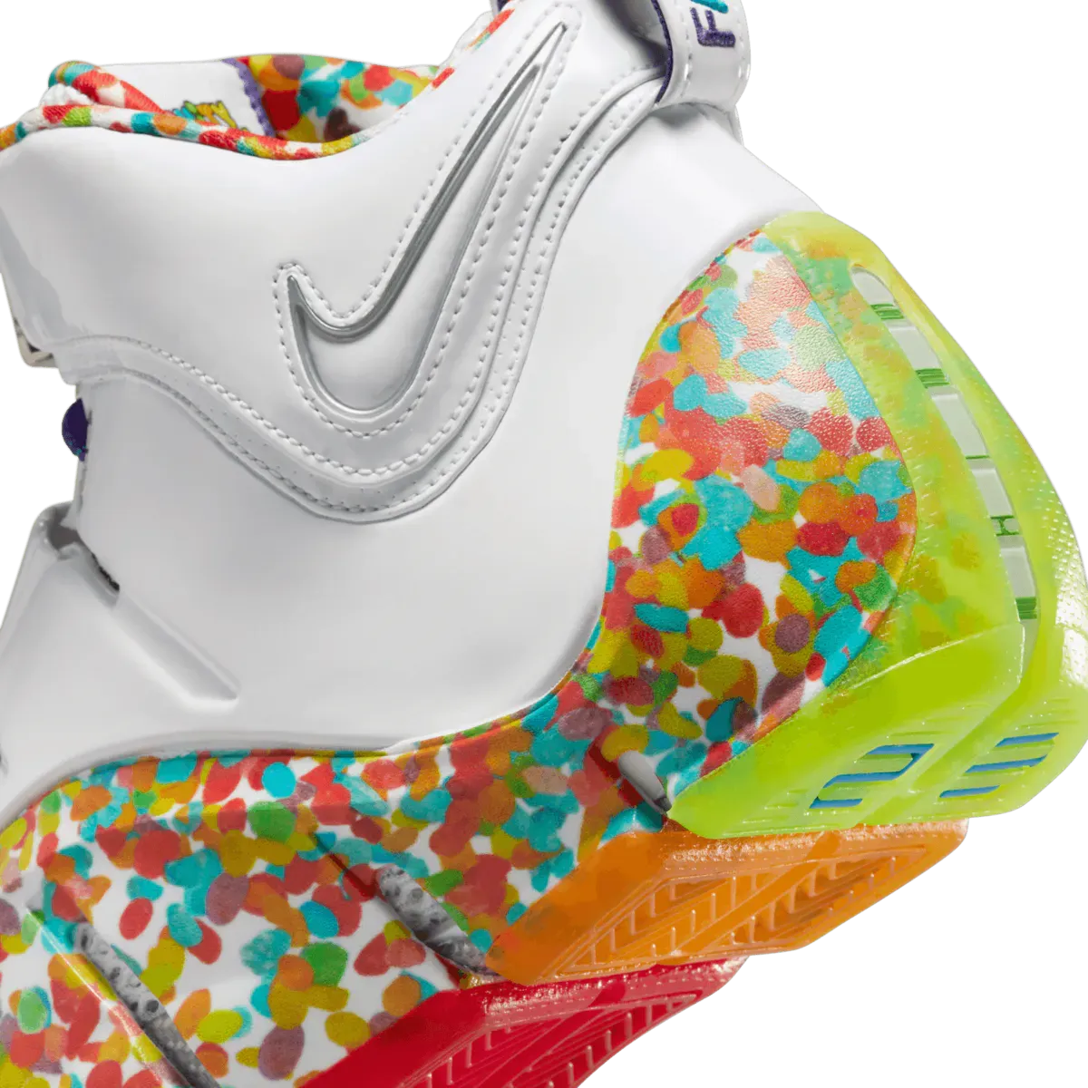 NIKE LEBRON IV  FRUITY PEBBLES™ - WHITE/TRUE RED-MEAN GREEN-VARSITY PURPLE