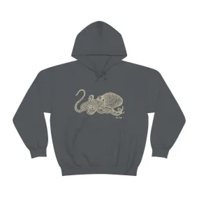 Octopus Drawing Warm Hoodie