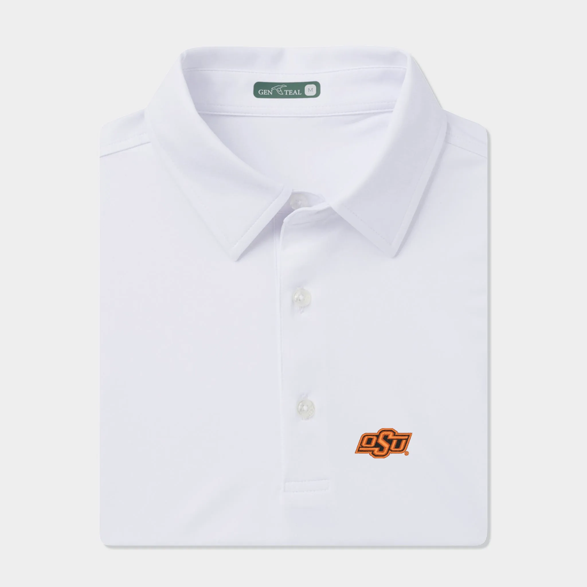 Oklahoma State Solid Performance Polo