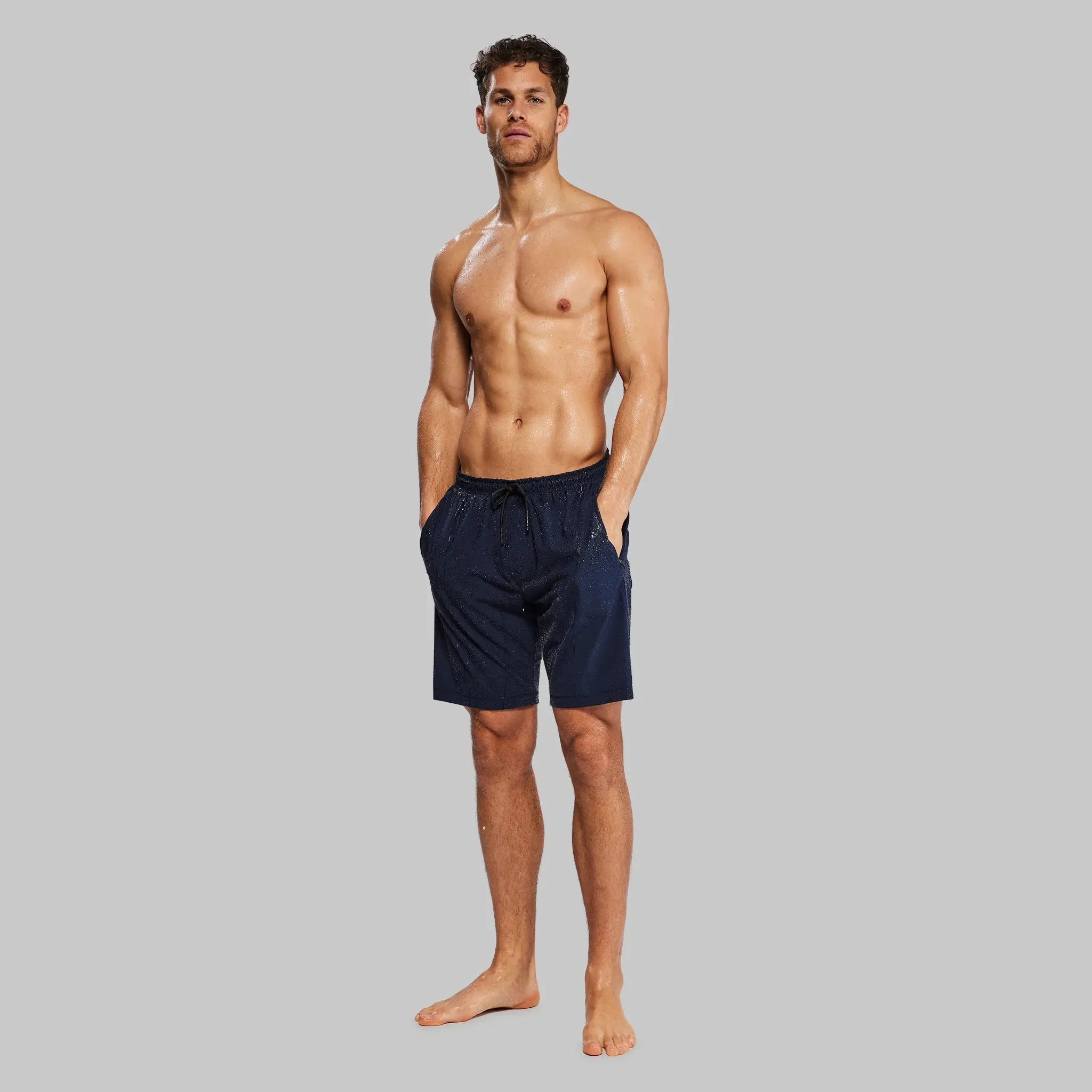 Planet Earth Swim Shorts. Navy edition