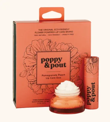 Poppy and Pout Lip Care Duo