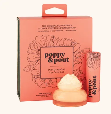 Poppy and Pout Lip Care Duo