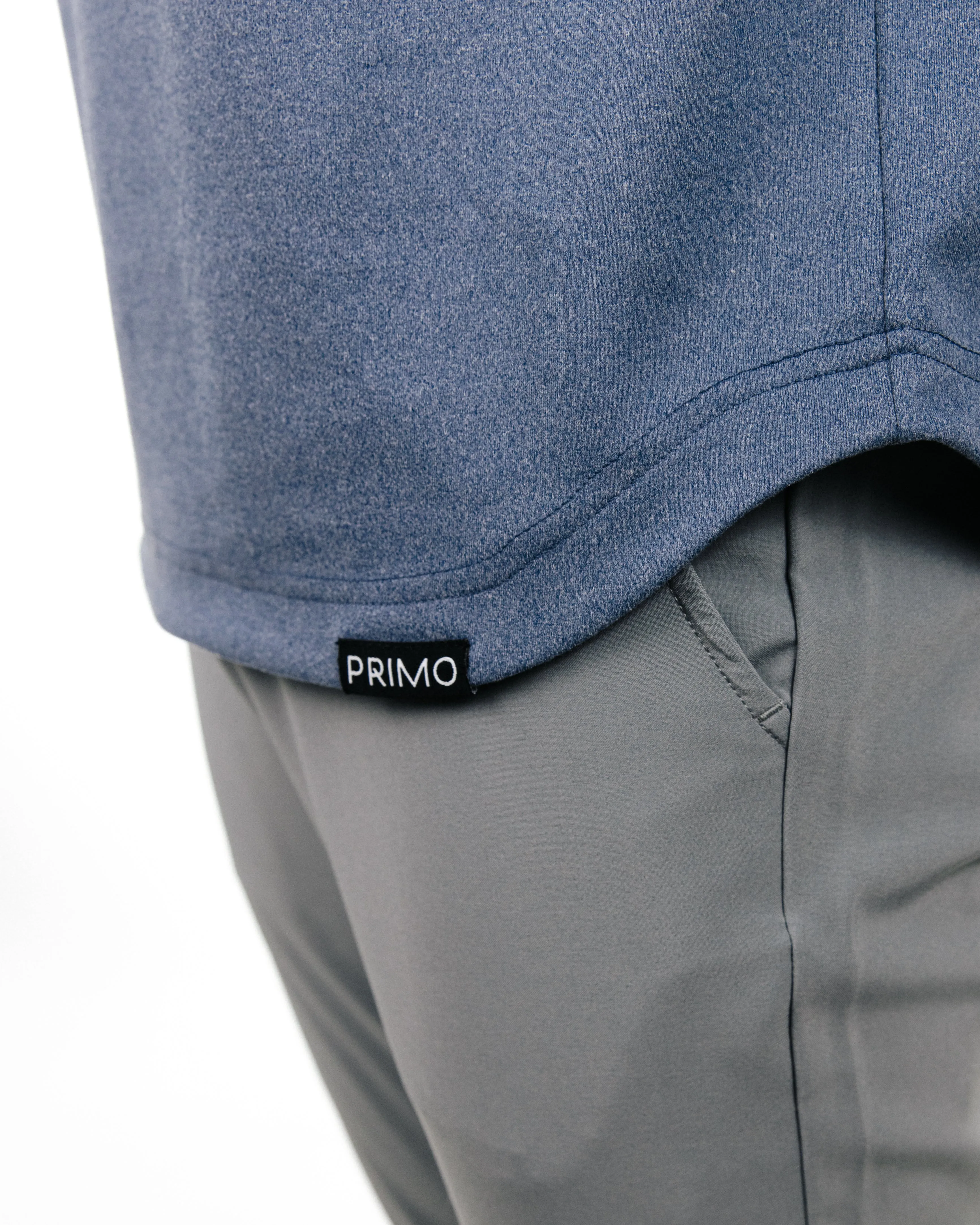 Primo Classic Quarter Zip - Blue Heather