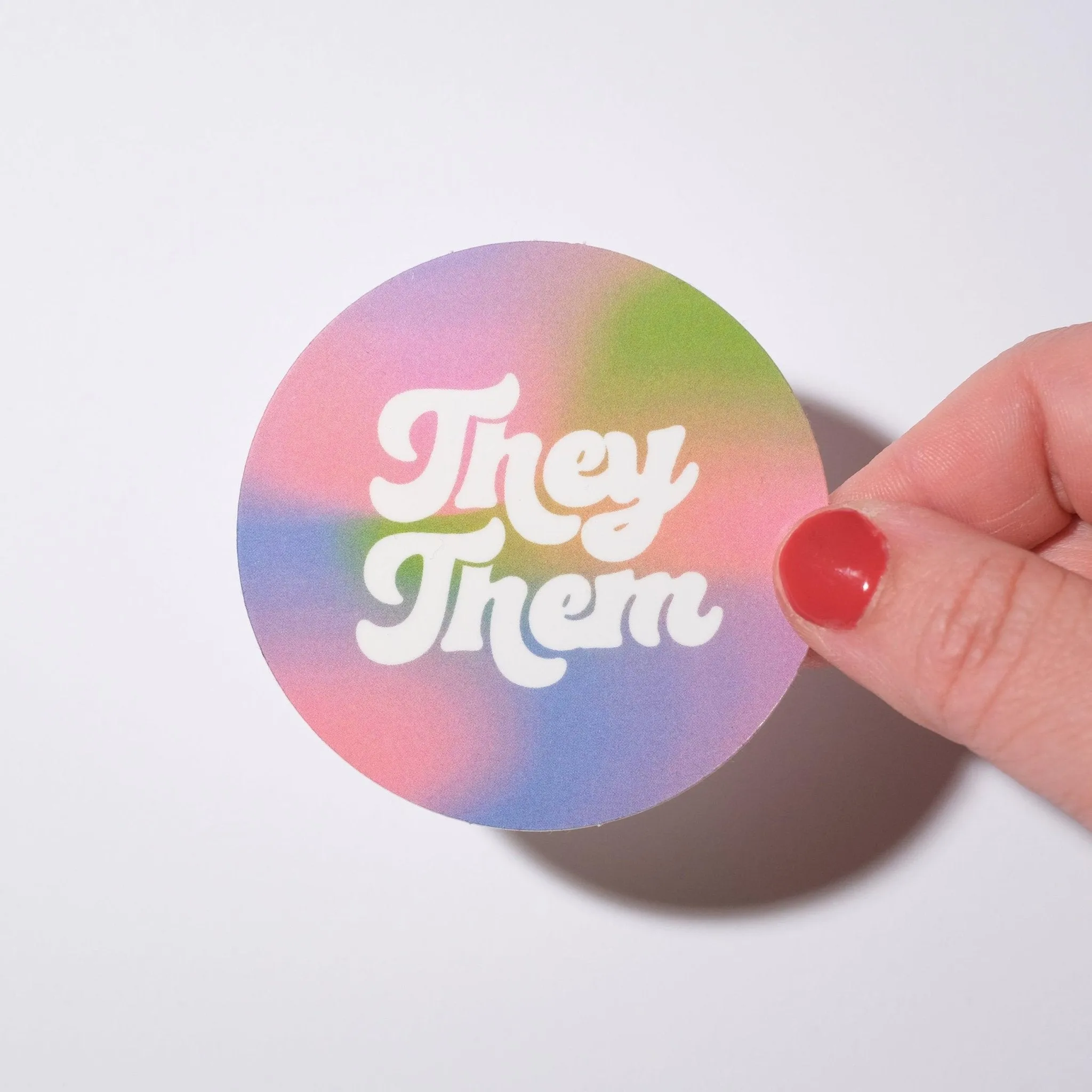 Pronoun Sticker - They/Them