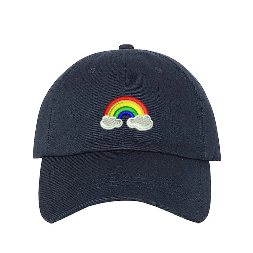 Purple Pride Rainbow Baseball Hat