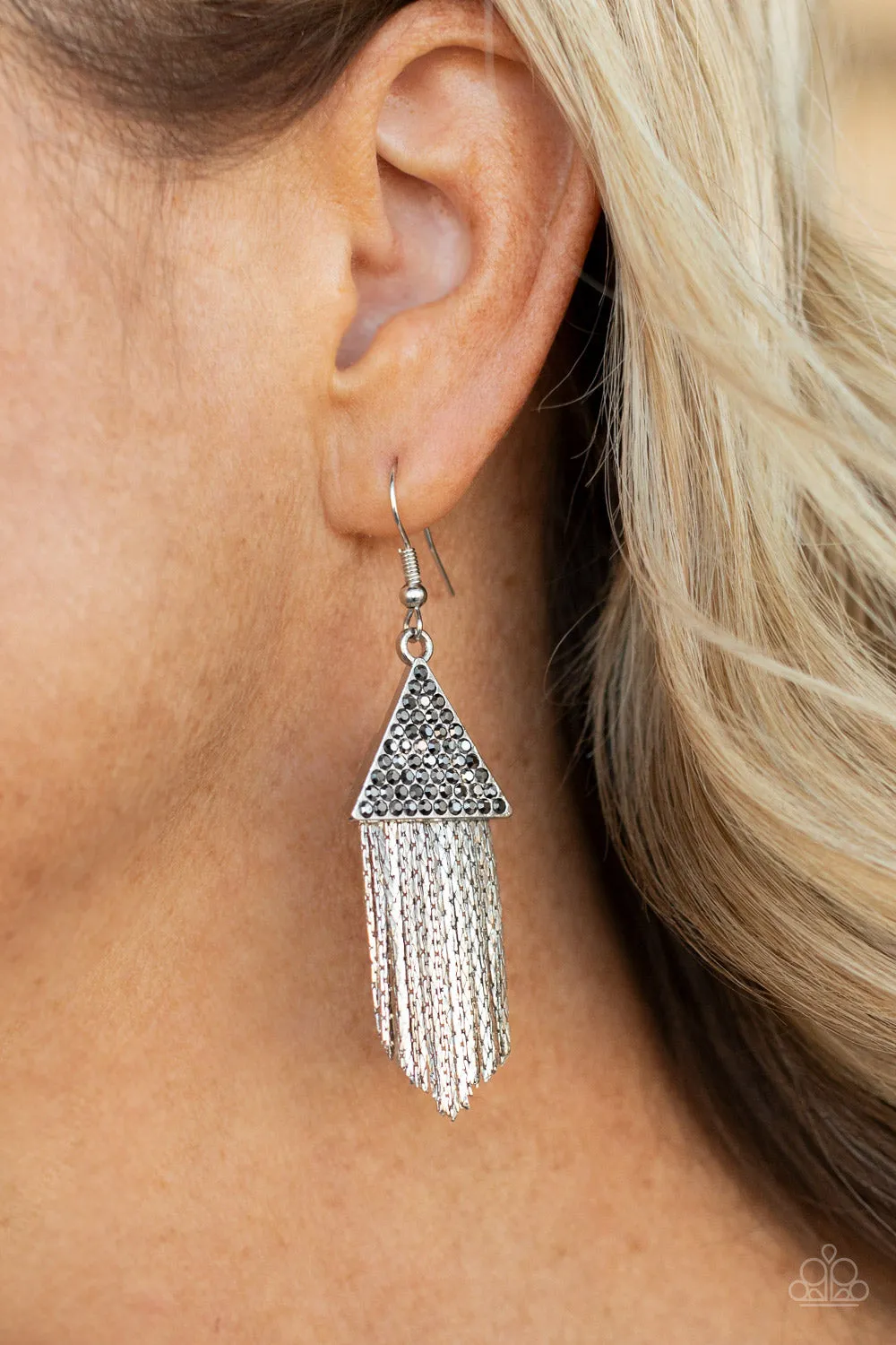 Pyramid SHEEN Silver-Earrings