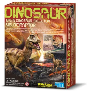 "Dig A Dinosaur Skeleton: Velociraptor" - Science Kit