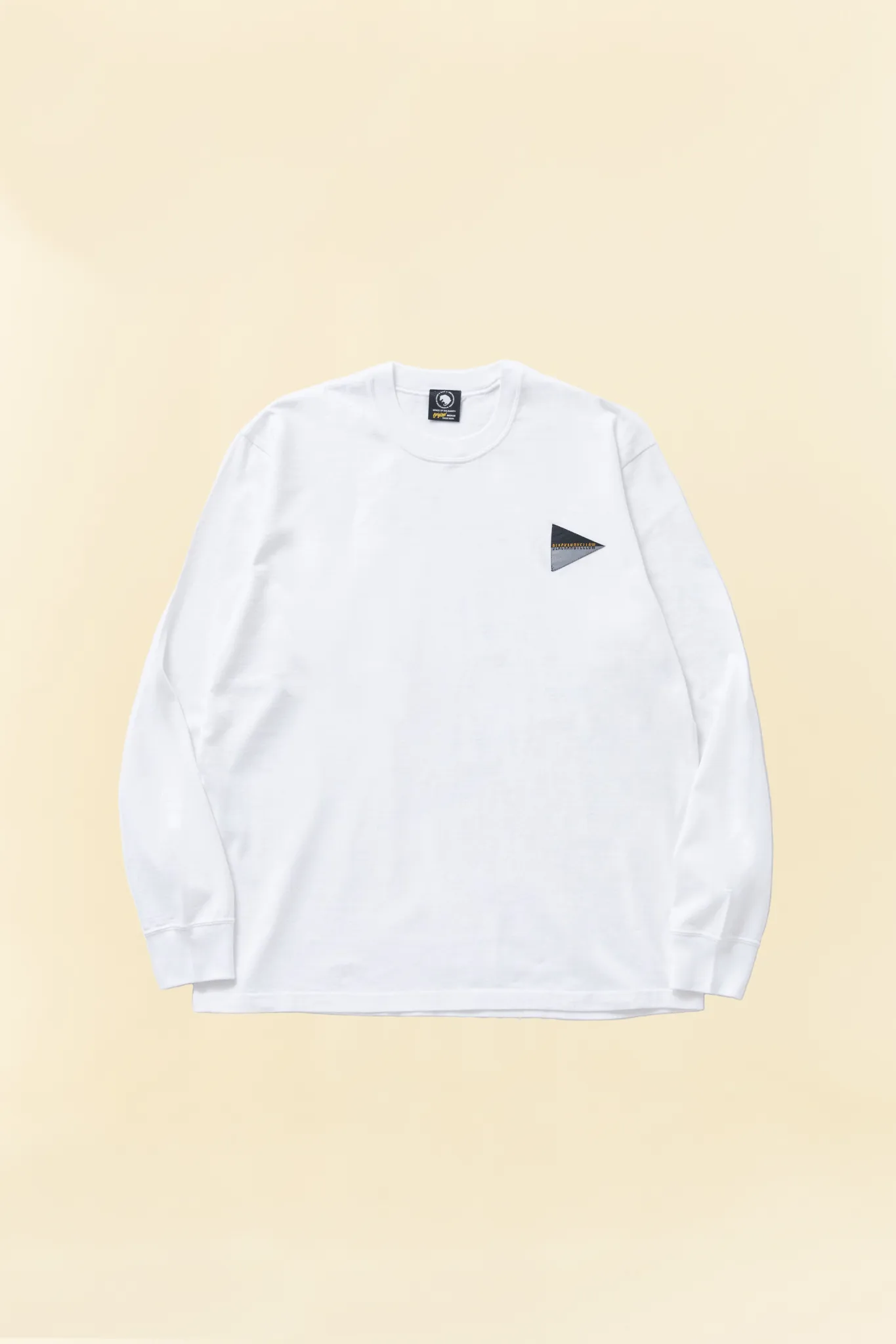 Rats Flag Longsleeve T-Shirt - White