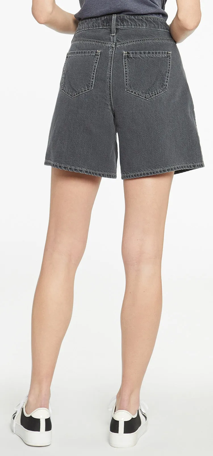 Reese A-Line Denim Shorts Grijs | Nevada