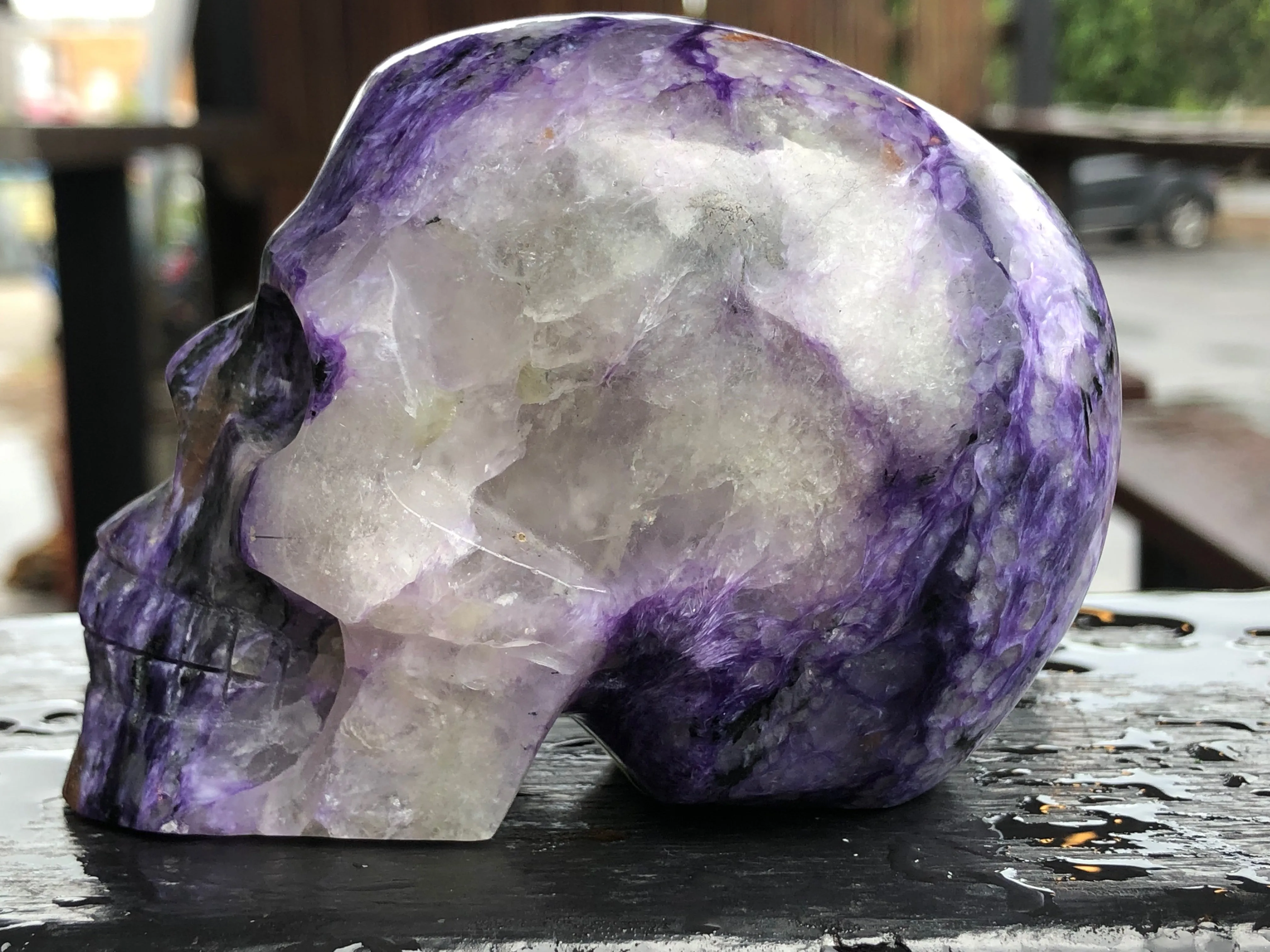 Russian Charoite Skull [1k1114]