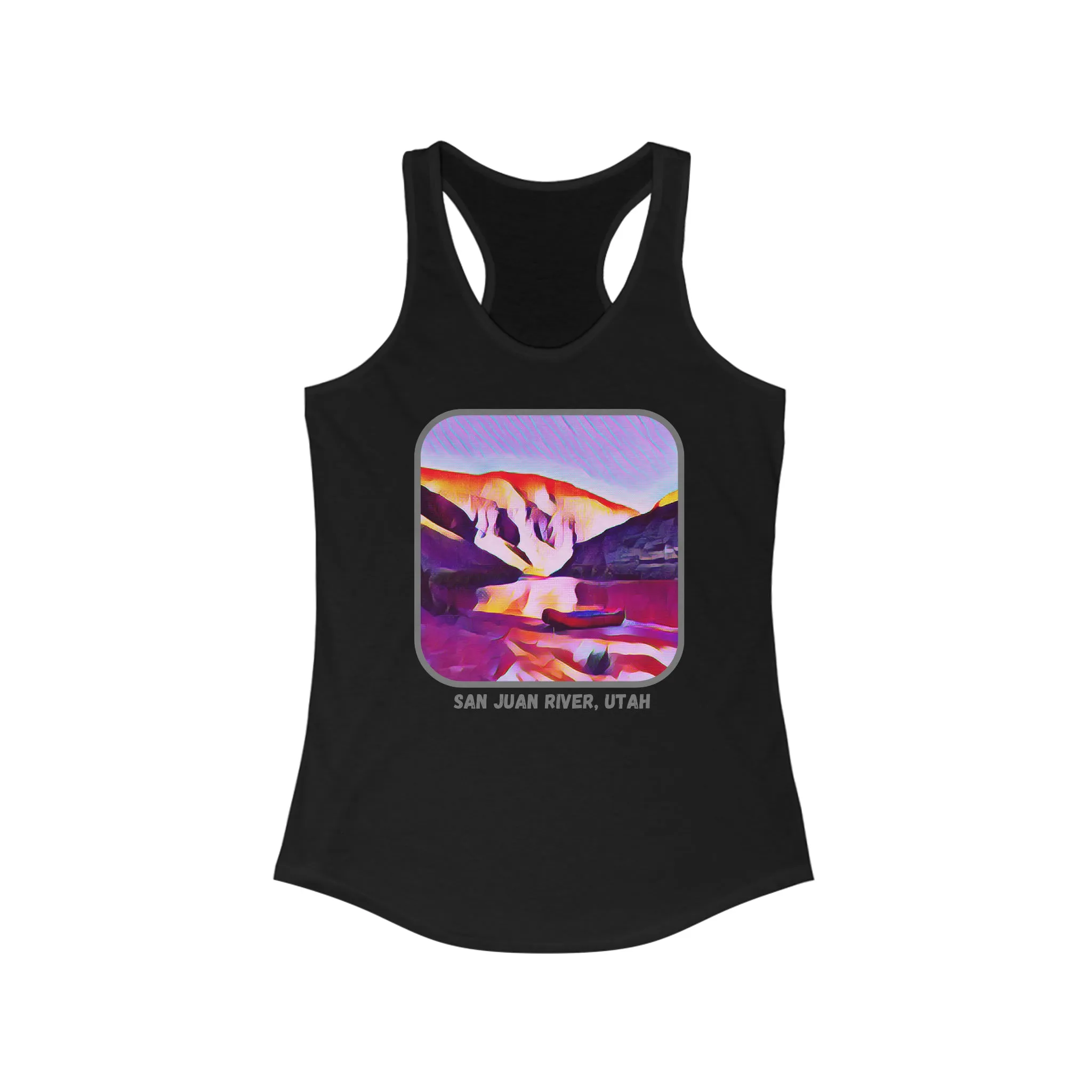 San Juan River, Utah Women's Ideal Racerback Tank