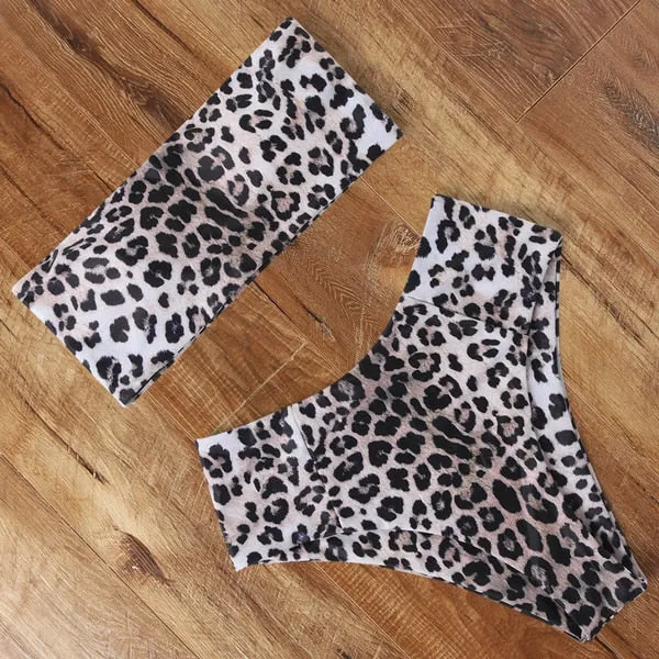 Sexy Animal Printed Bathing Suit Women Push Up Bikini