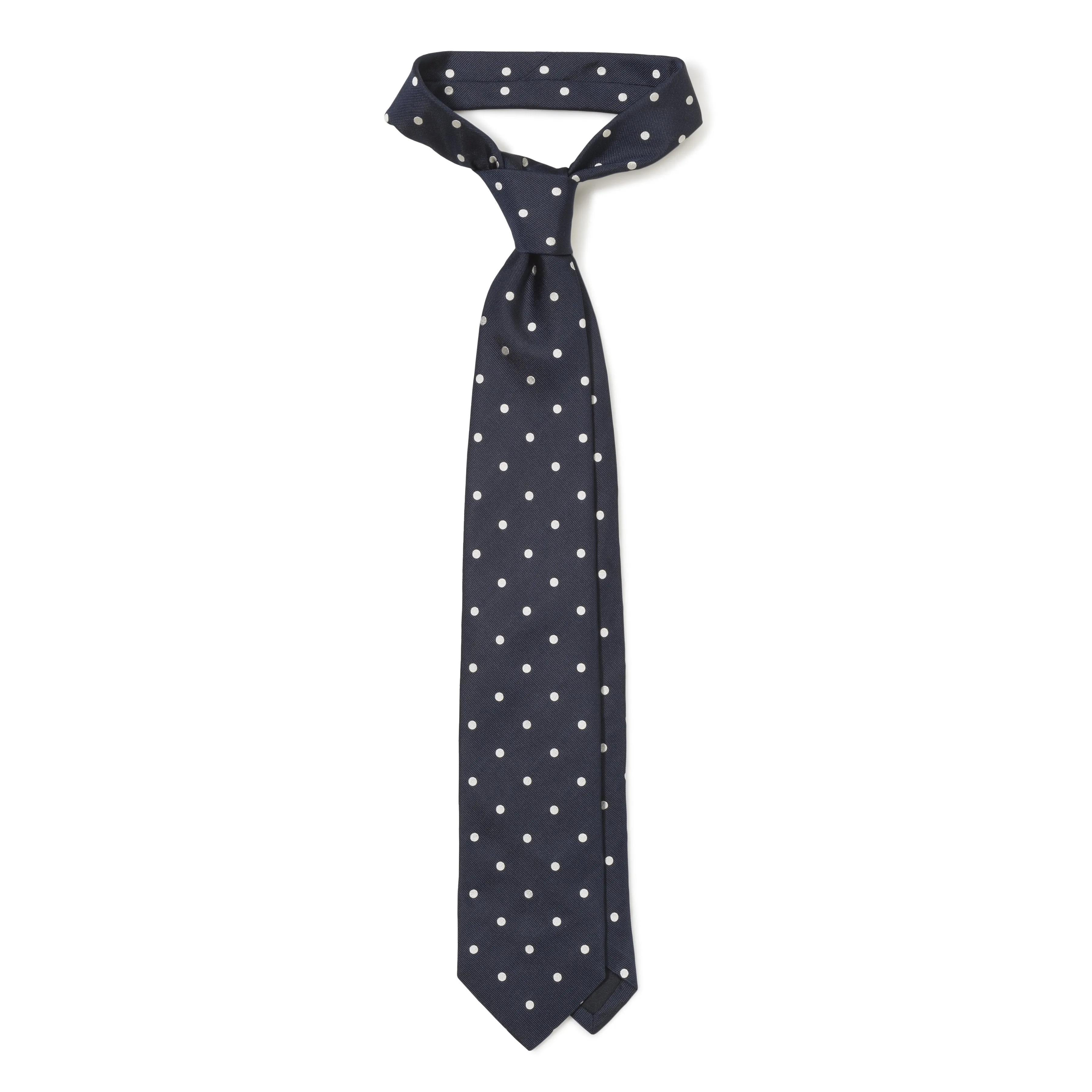 Silk Royal Twill Dot Print Tie