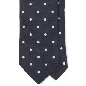 Silk Royal Twill Dot Print Tie