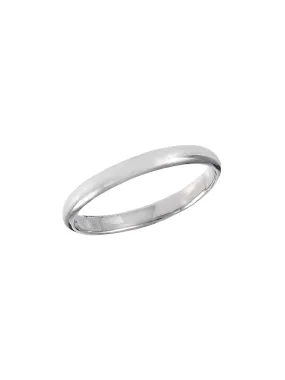 Simple Sterling Silver Band