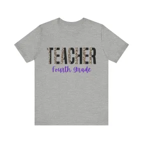 Teacher Fourth Grade Short Sleeve Tee