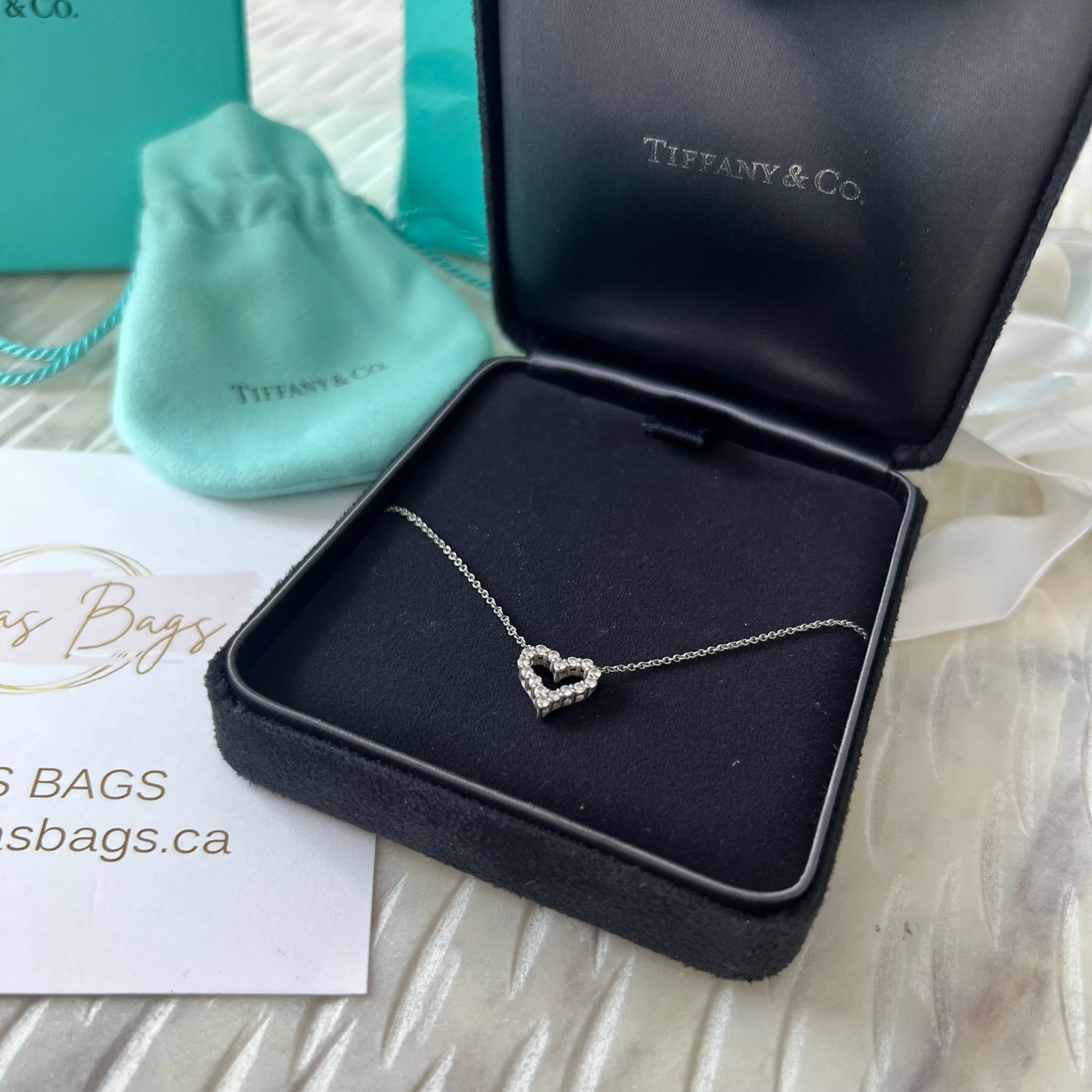 Tiffany & Co Hearts Pendant Necklace