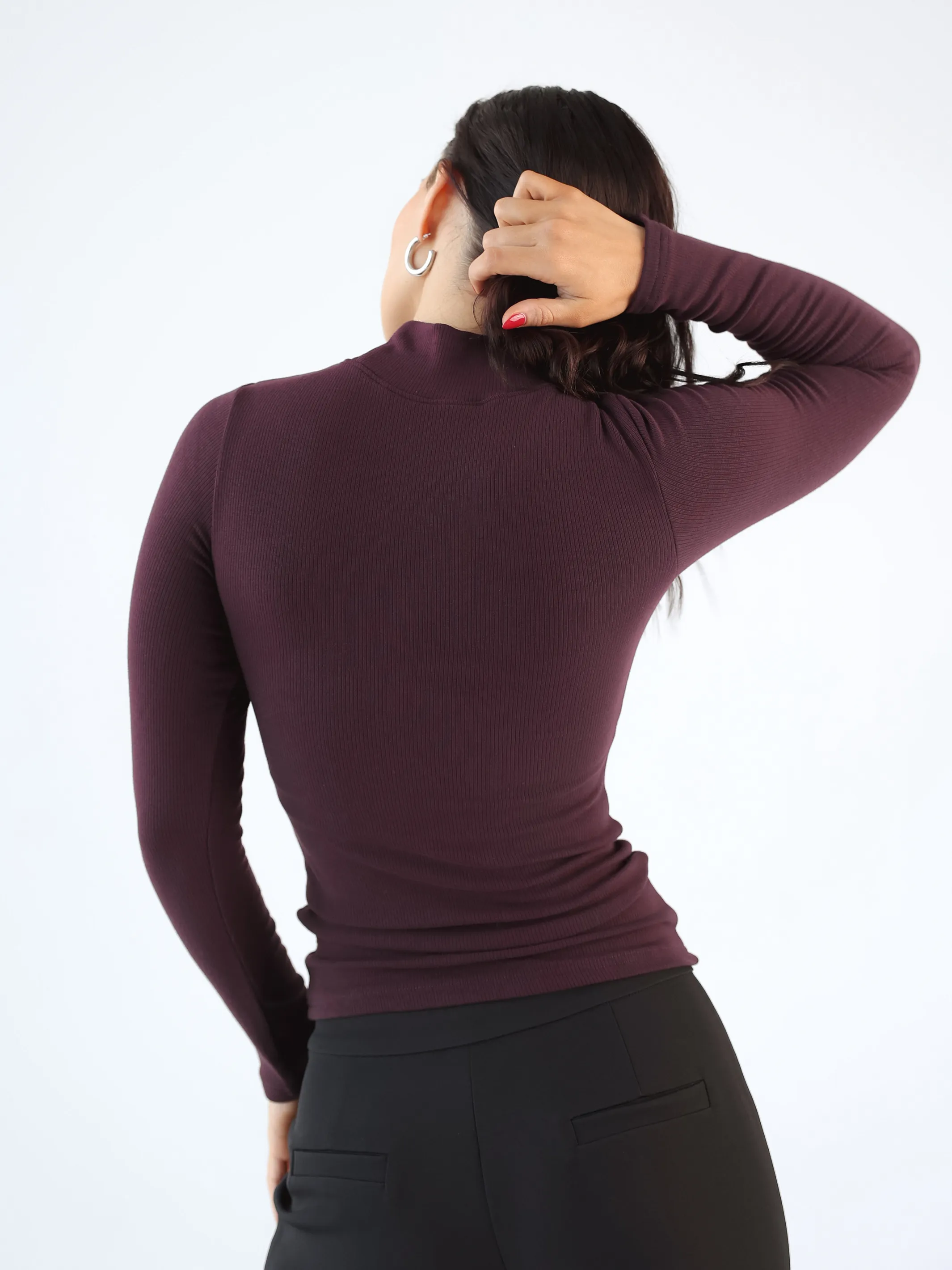 Turtleneck Long Sleeve Brami