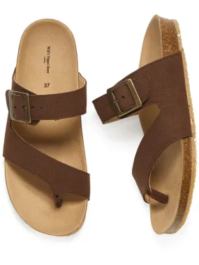 Two Strap Toe Peg Sandals