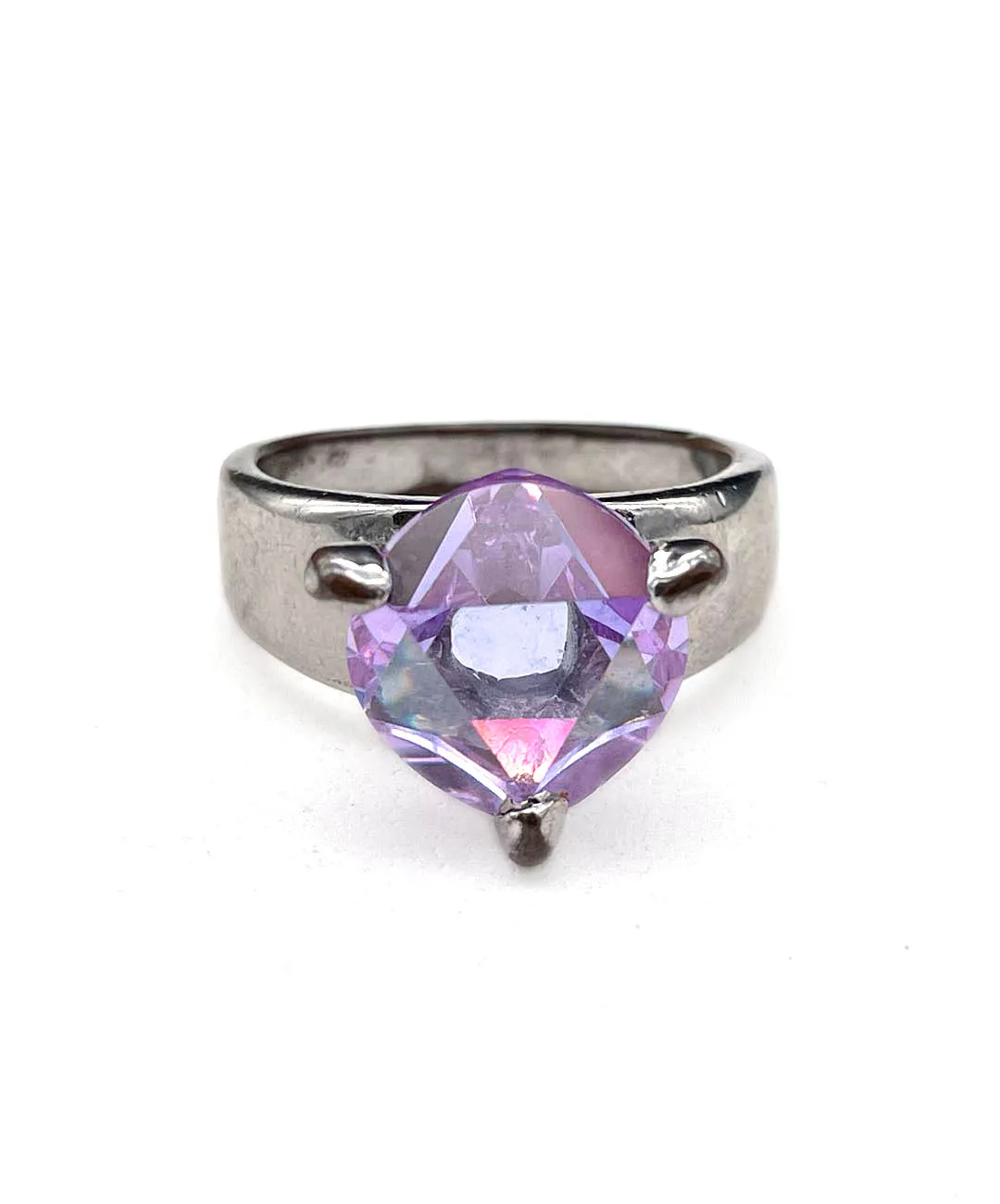 【USA輸入】ヴィンテージ パープル ビジュー リング/Vintage Purple Bijou Ring