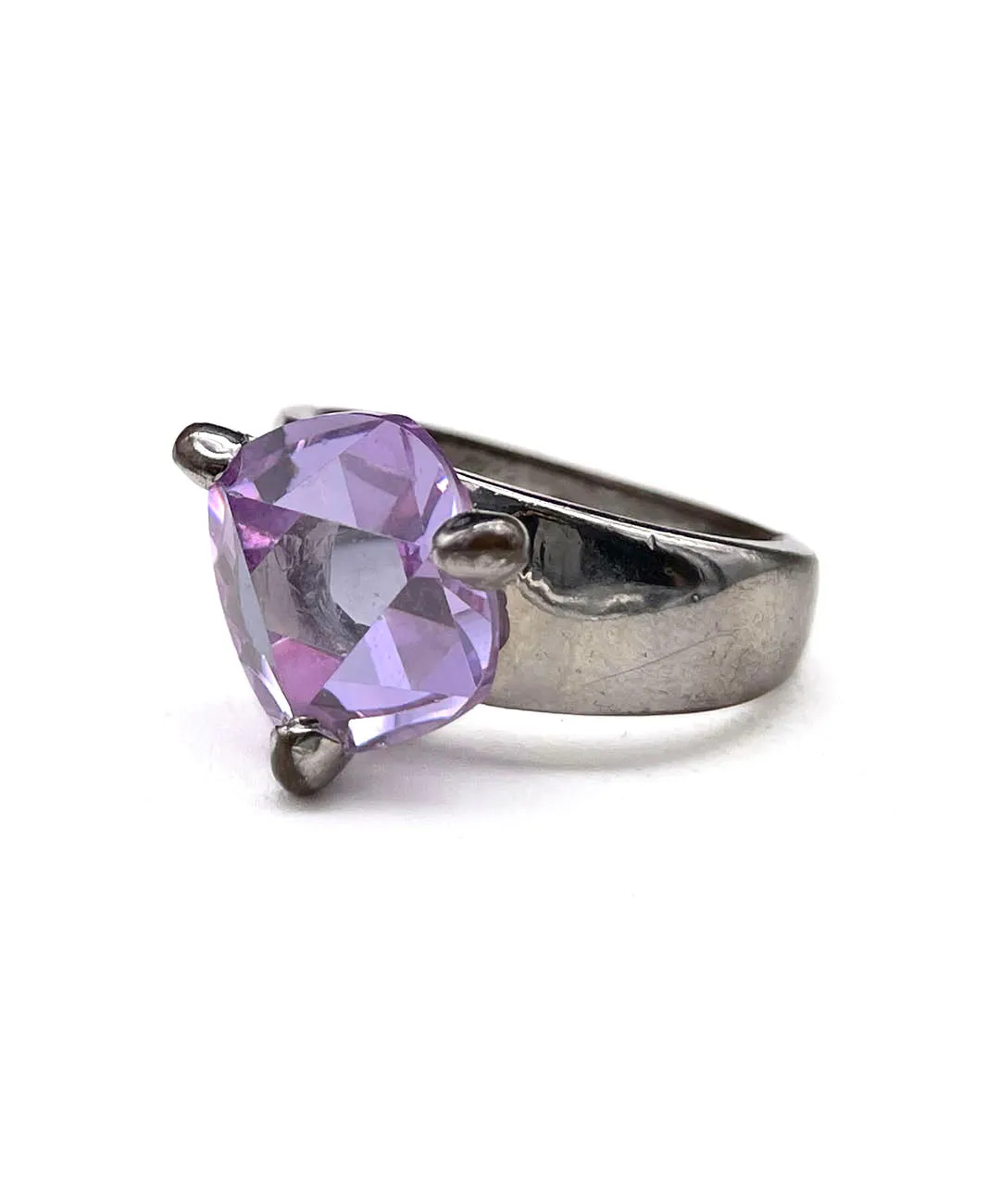 【USA輸入】ヴィンテージ パープル ビジュー リング/Vintage Purple Bijou Ring