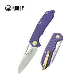 Vagrant Liner Lock Folding Knife Purple G10 Handle 3.1 Sandblast M390 KB291S