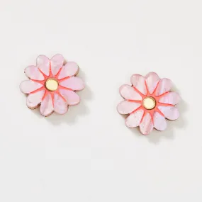 Vera Earrings - Pink / Gold