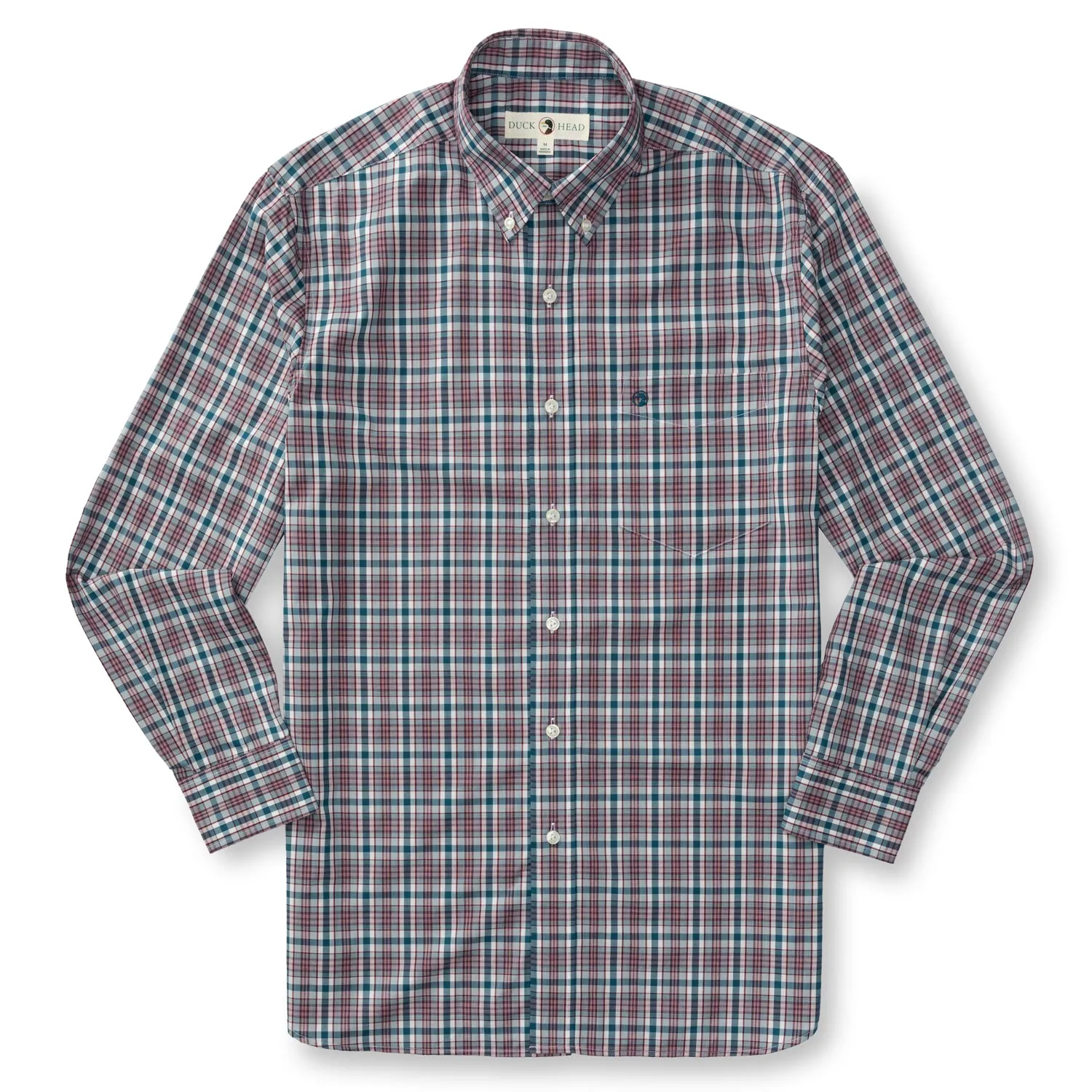 Wallace Plaid Performance Poplin Sport Shirt