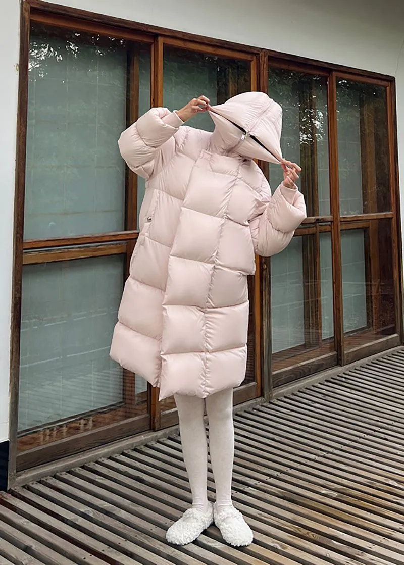 Winter Oversize Hooded Long Down Puffy Coat