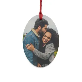 Wooden Christmas Ornaments Oval