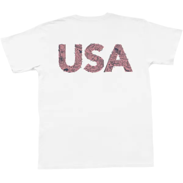 YOUTH - USA Initials Short Sleeve Tee